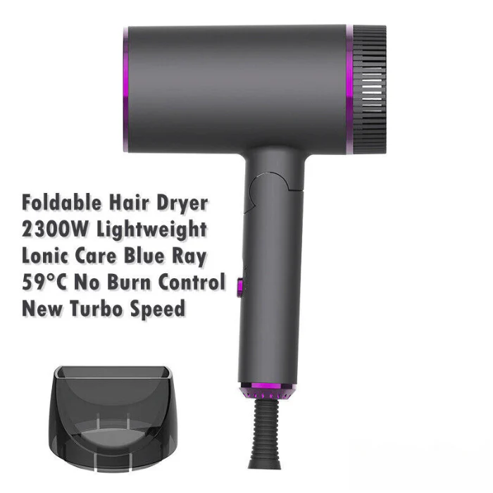 Premium Blue Ray Ionic Hair Care Dryer with AU Adapter - Image 3