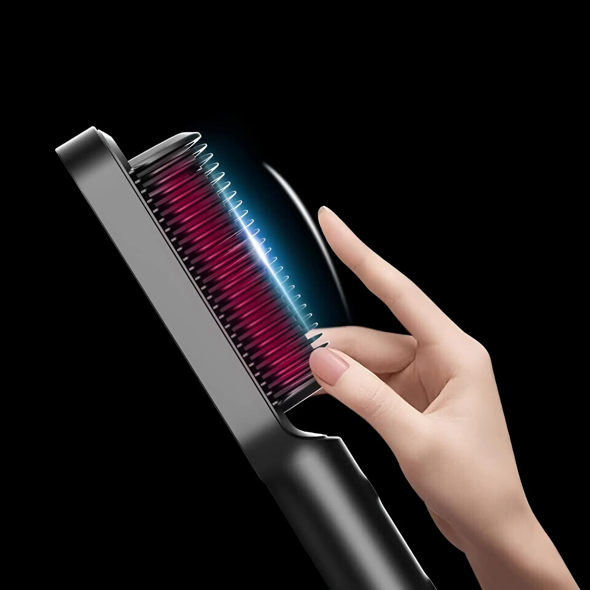 Hair Straightener Brush And Iron Comb - Image 6
