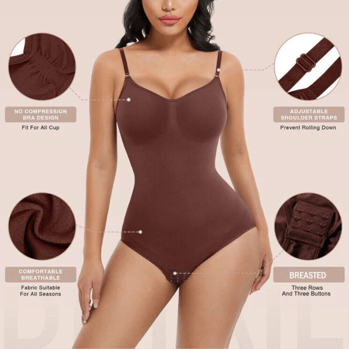 Full Body Shaper Seamless Tummy Control Slimming Bodysuits - Image 4