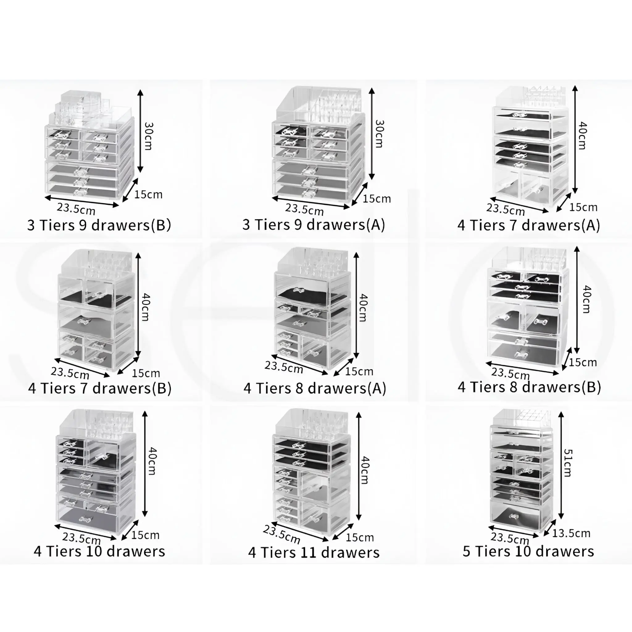 Acrylic Beauty Box Makeup And Jewellery Organiser - Image 12