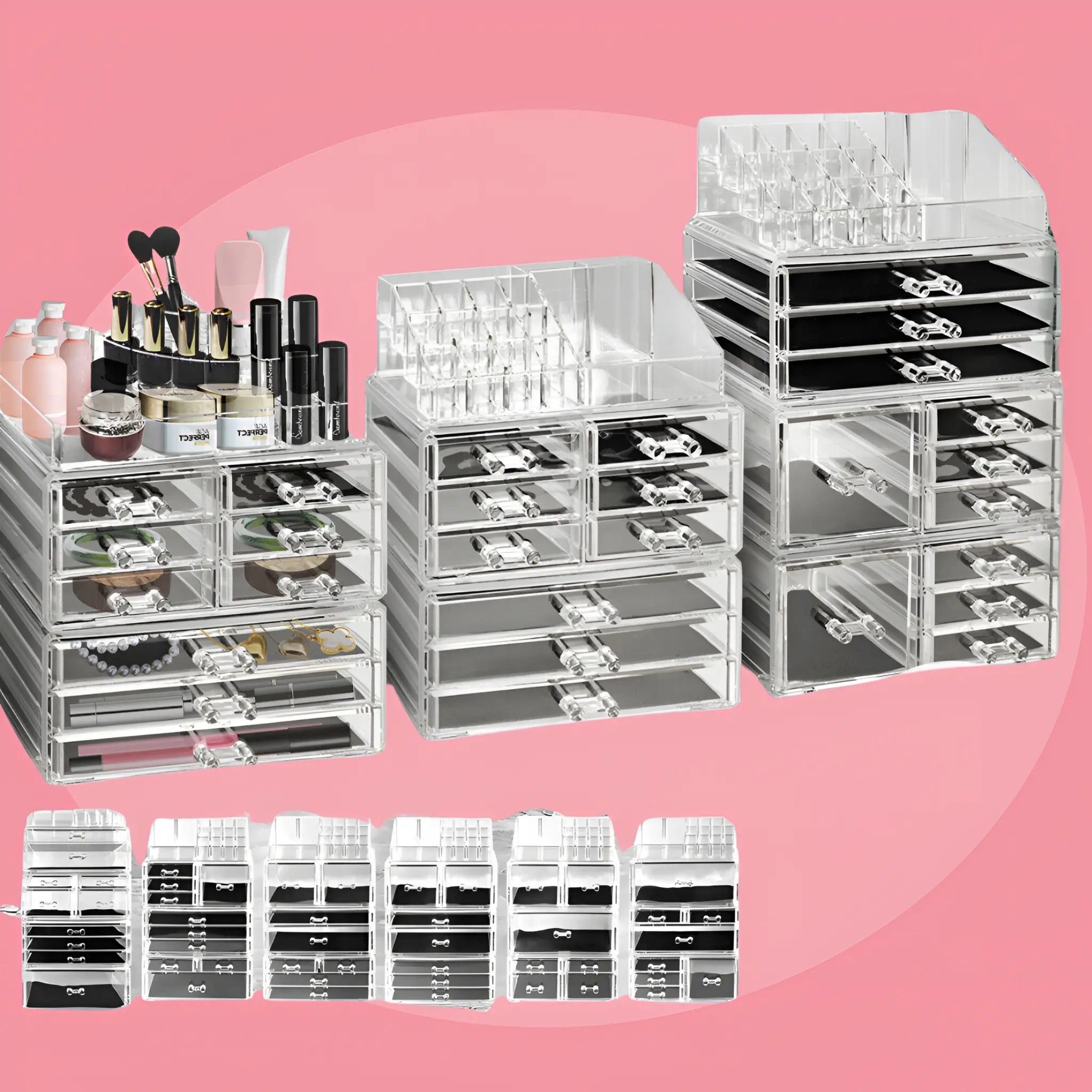 Acrylic Beauty Box Makeup And Jewellery Organiser - Image 3