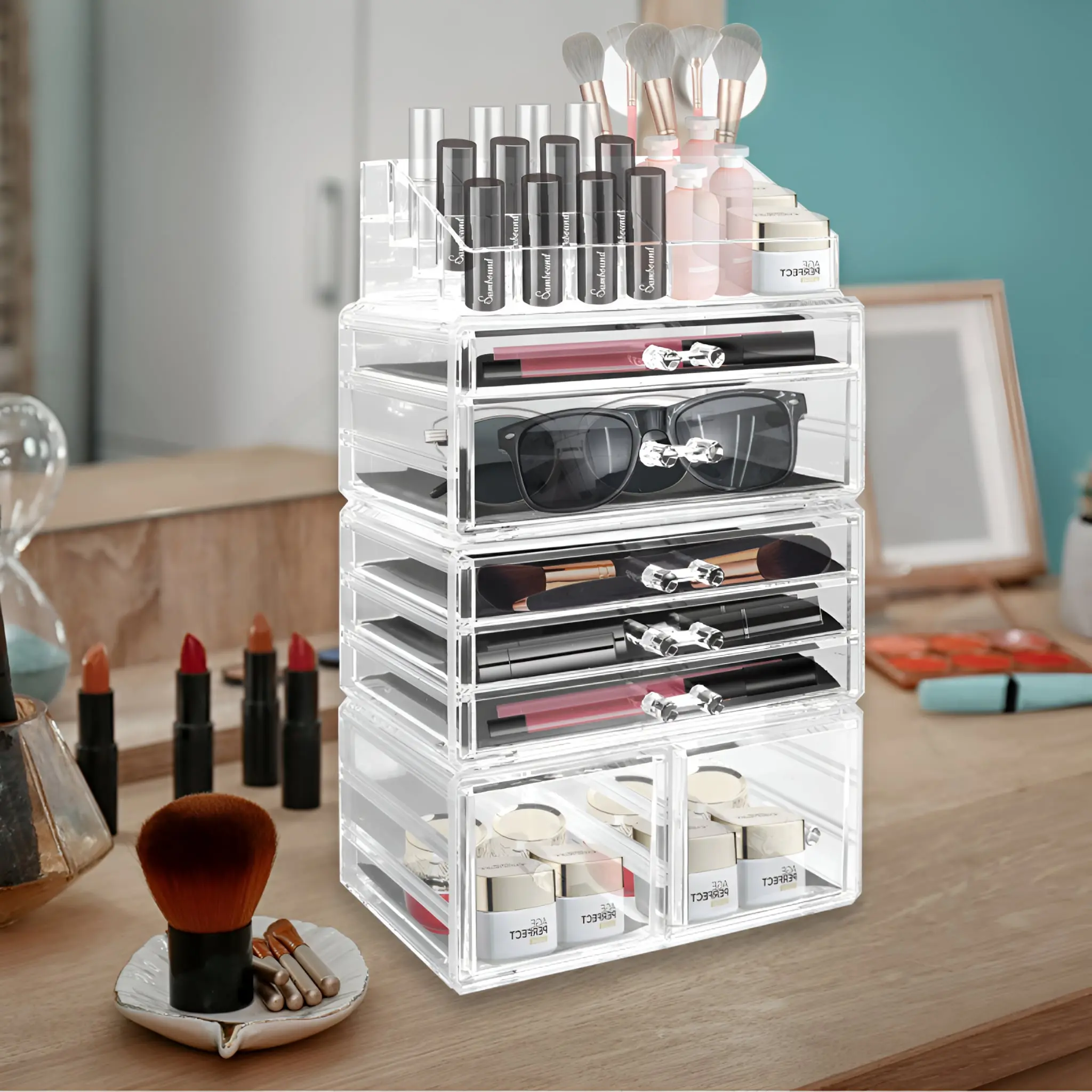 Acrylic Beauty Box Makeup And Jewellery Organiser - Image 5