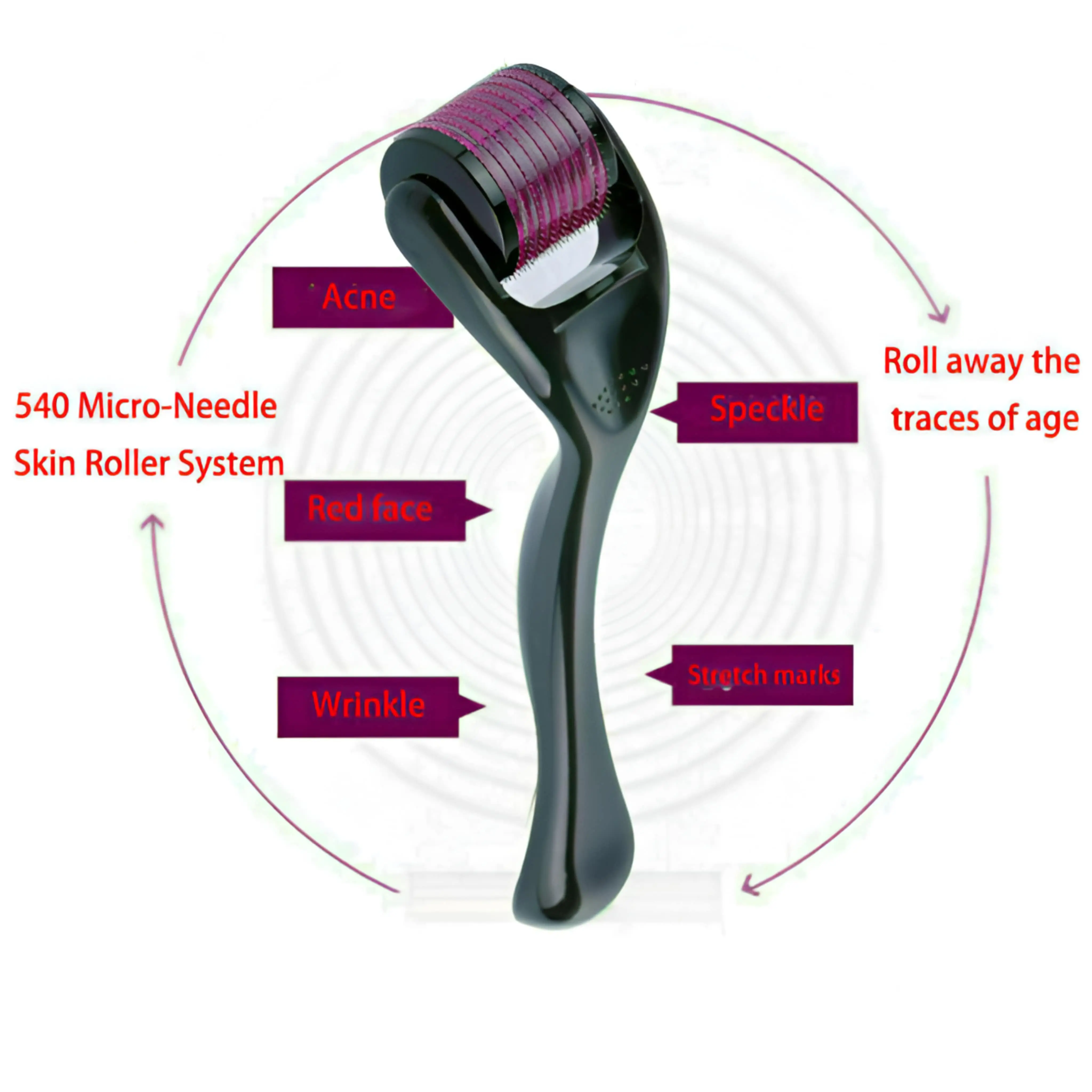 Titanium Micro Needle Skin Derma Roller - Image 8