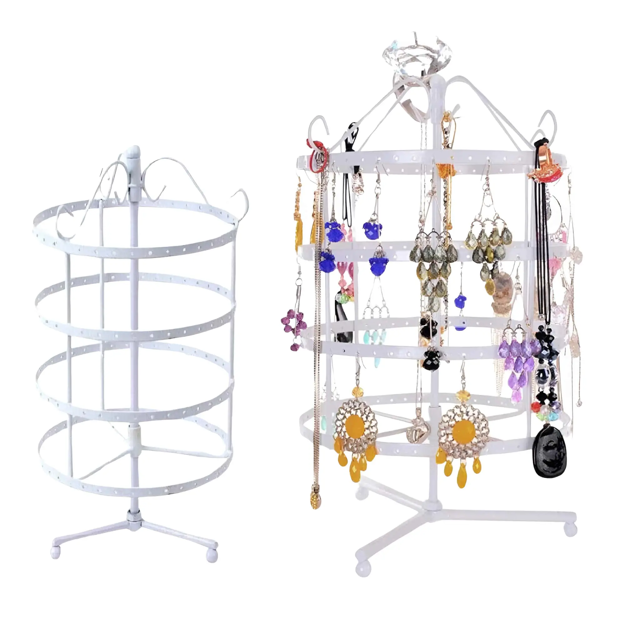 4 Tier Metal Earring Holder Stand - Image 6
