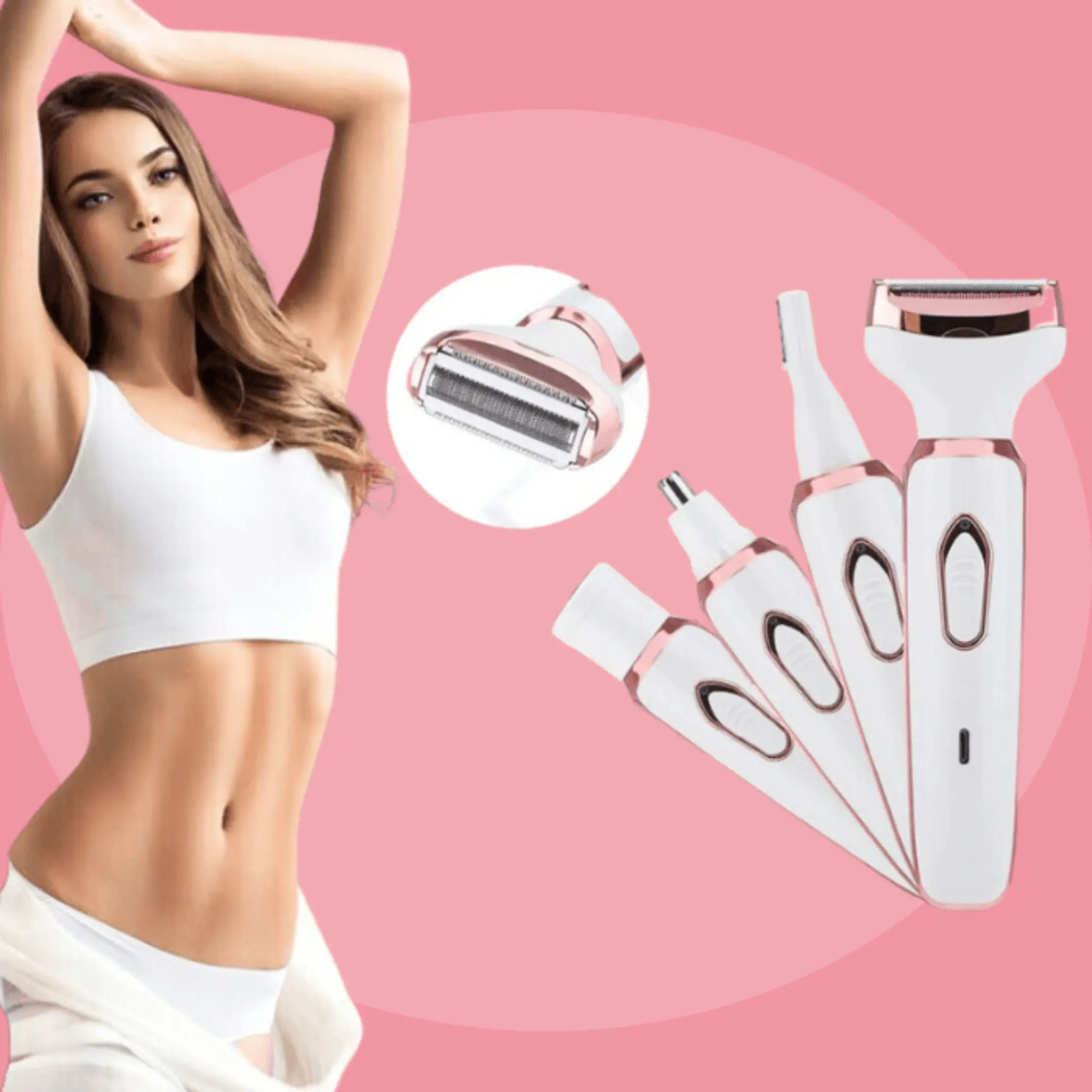 4-in-1 Women's Electric Shaver