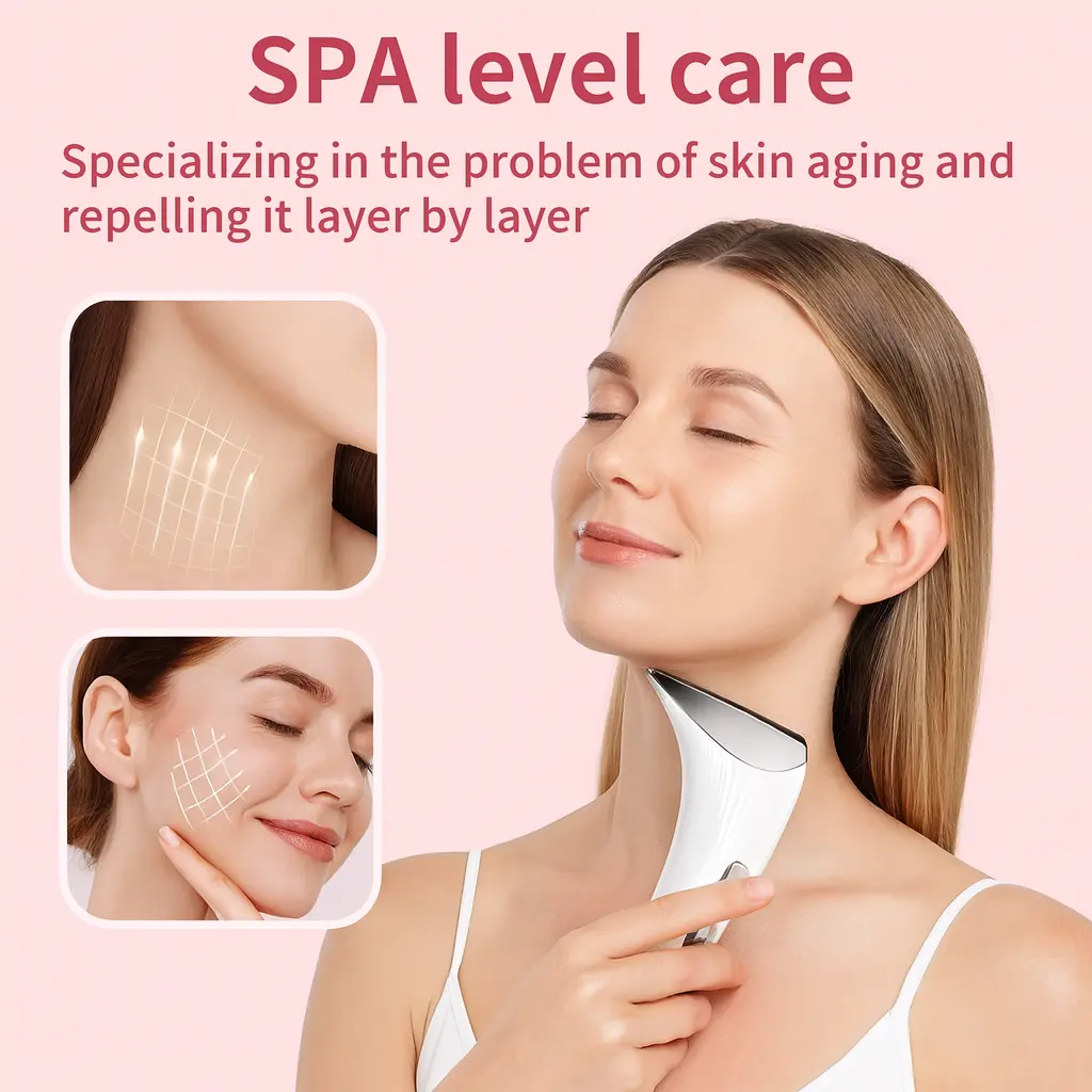 Anti Wrinkle Face Neck Massager Beauty Device - Image 3
