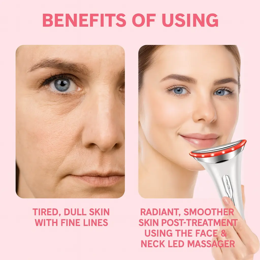 Anti Wrinkle Face Neck Massager Beauty Device - Image 5