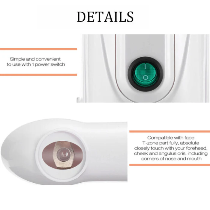 Facial Steamer Thermal Sprayer Face Cleanser Humidifier - Image 5