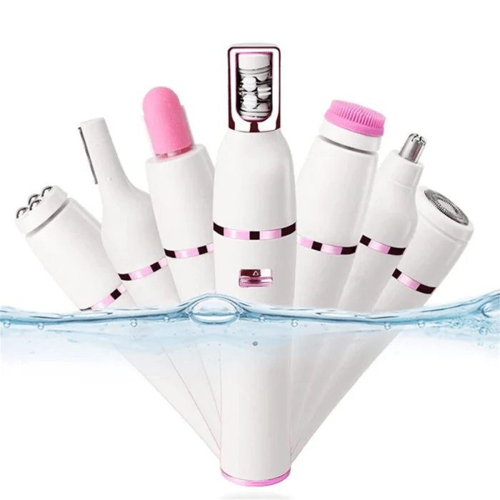 7 in 1 Waterproof Cordless Face Hair Remover Hair Trimmer Shaver - Image 5
