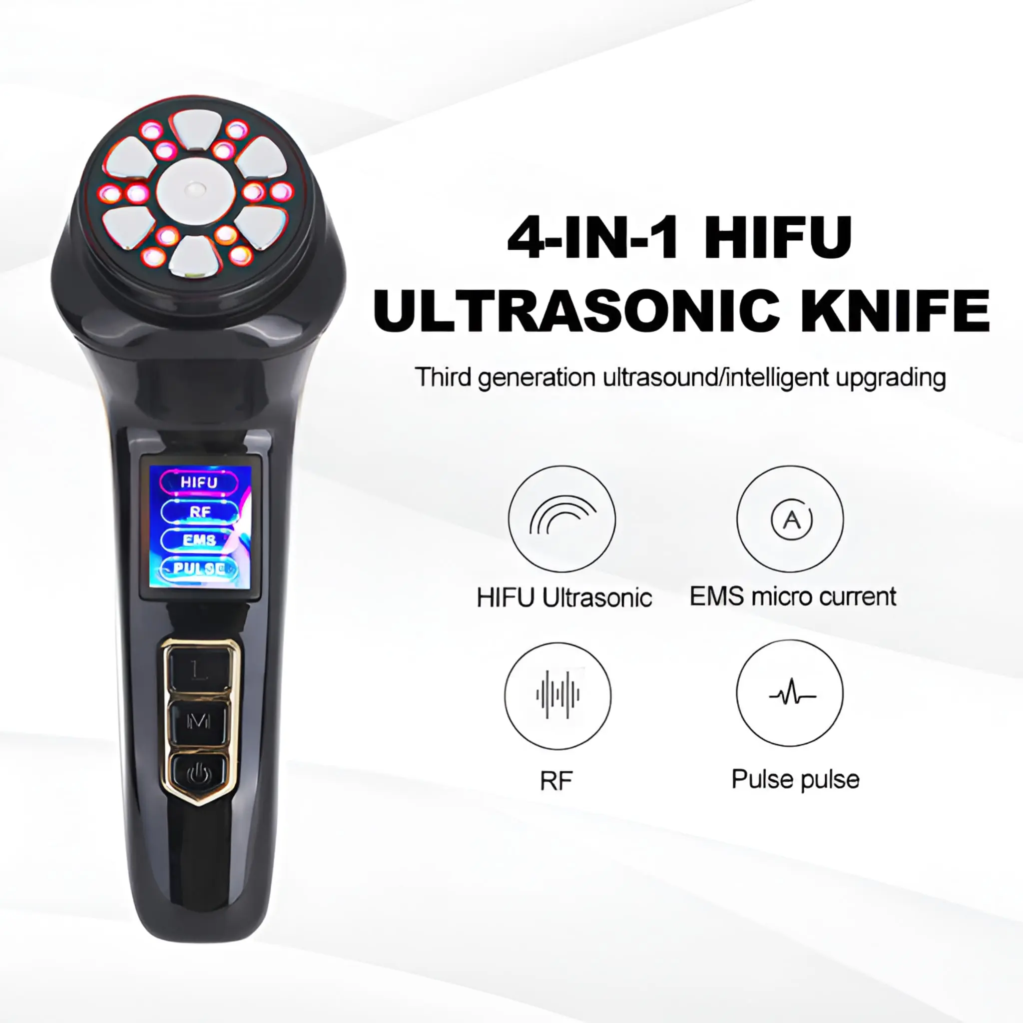 Mini Portable HIFU RF Ultrasonic Anti-Wrinkle Face Lifting Device - Image 8