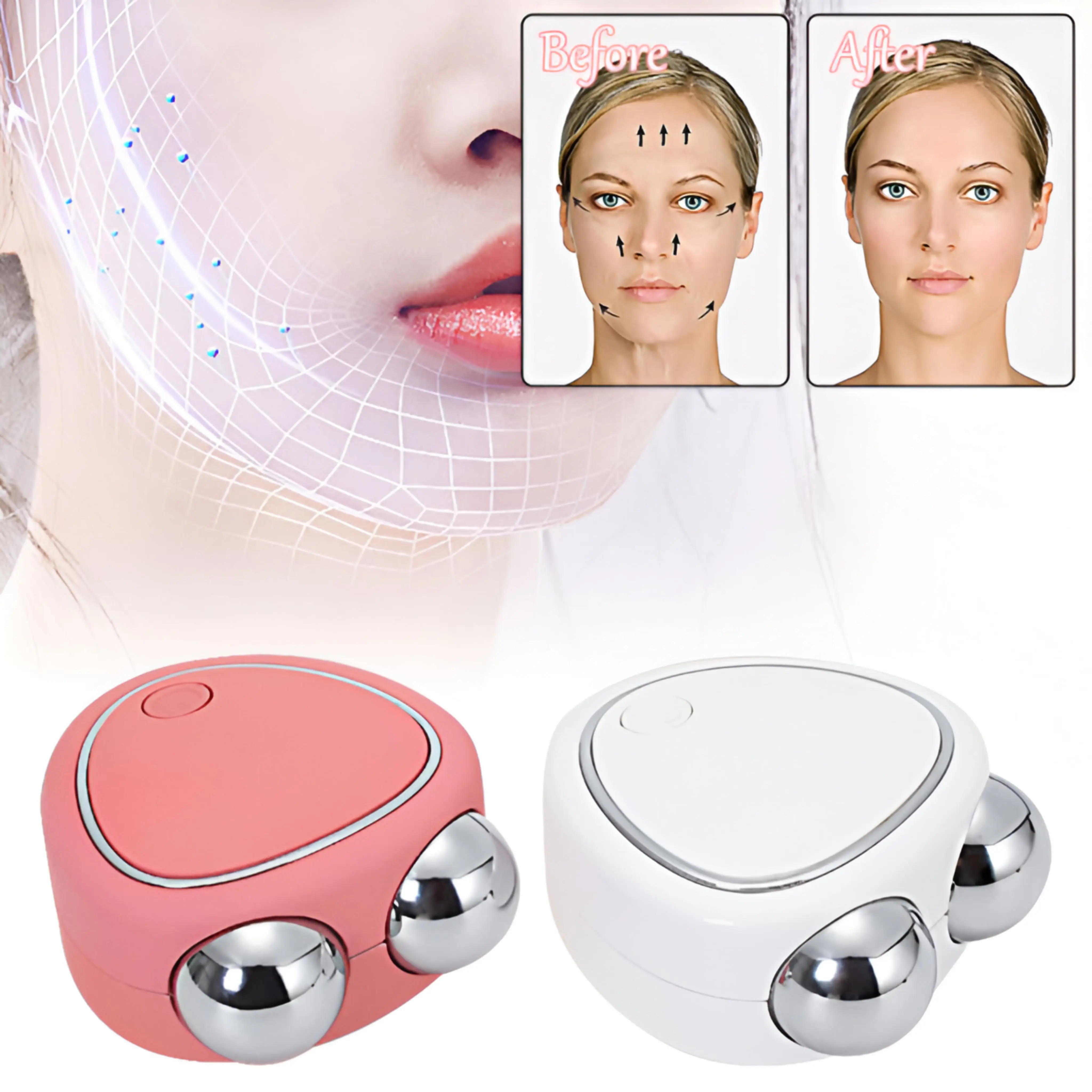 Electric Micro-Current Face Massager for Firming and Slimming - Image 7