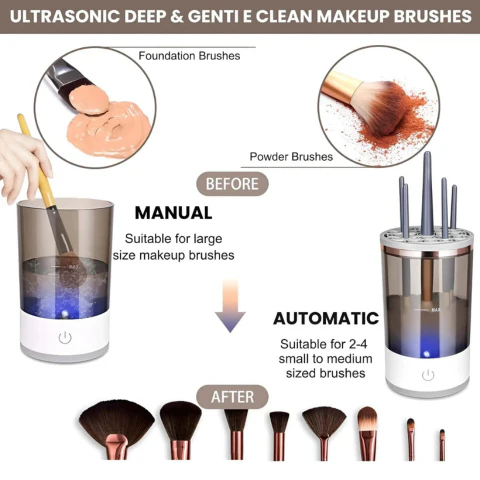 (BUNDLE) Flawless Finish Kit – Makeup Brush & Cleaner Bundle - Image 8