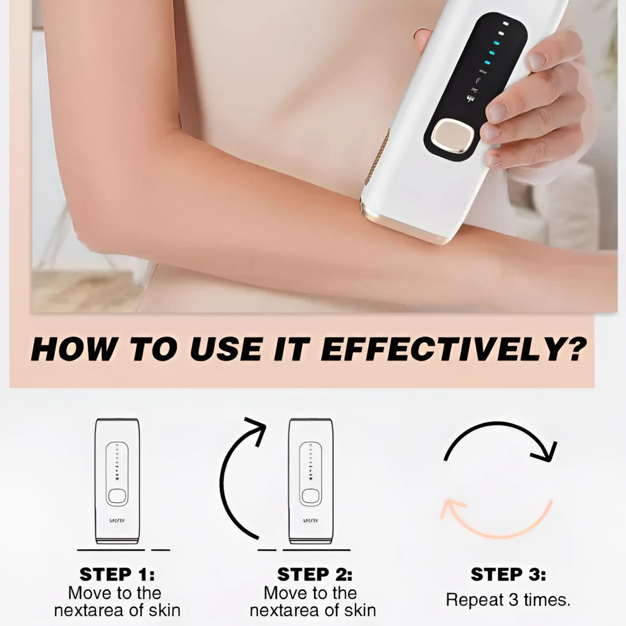 Upgraded IPL Laser Hair Removal Device With 999,900 Flashes - Image 4