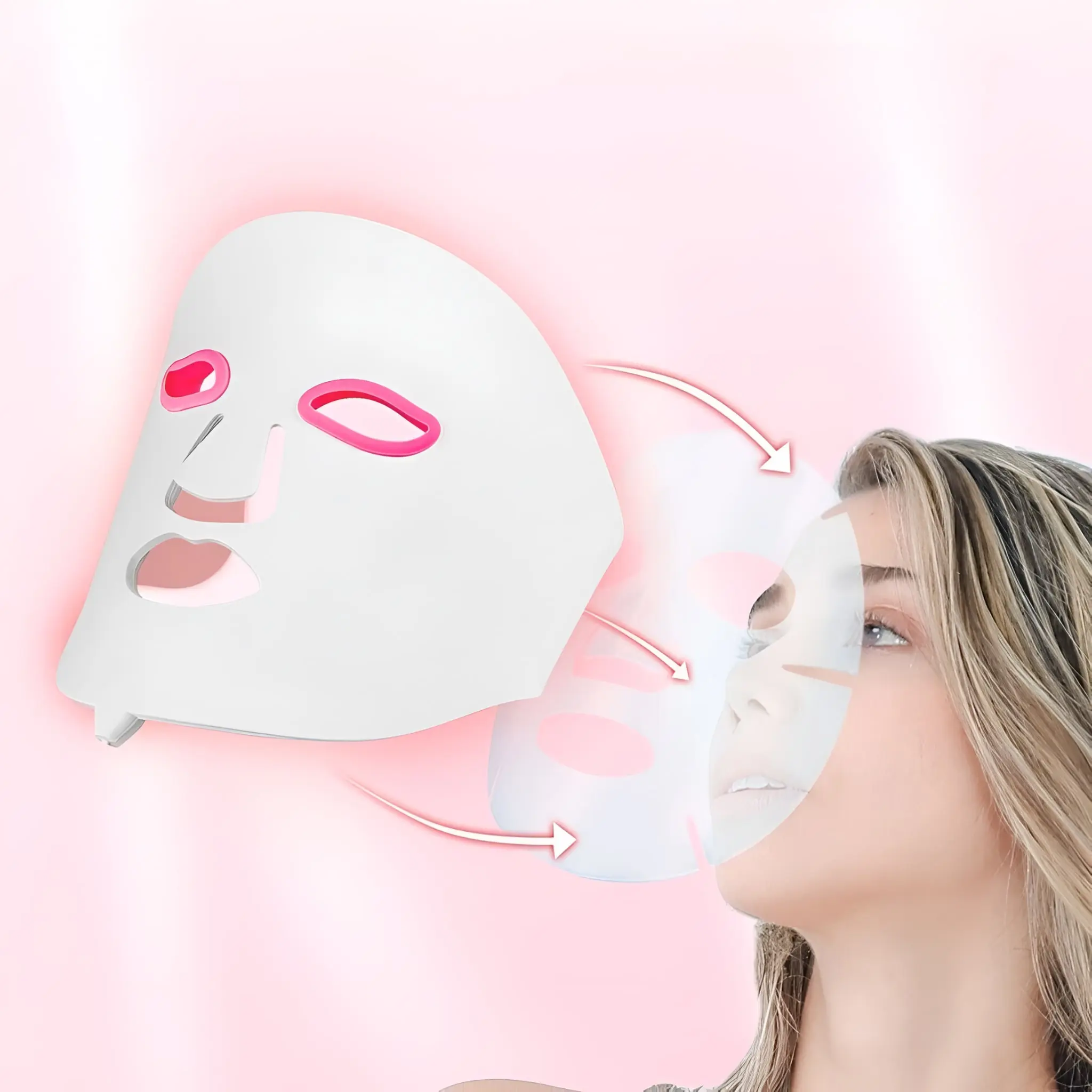7 Colours Red Light Therapy Beauty Mask - Image 9