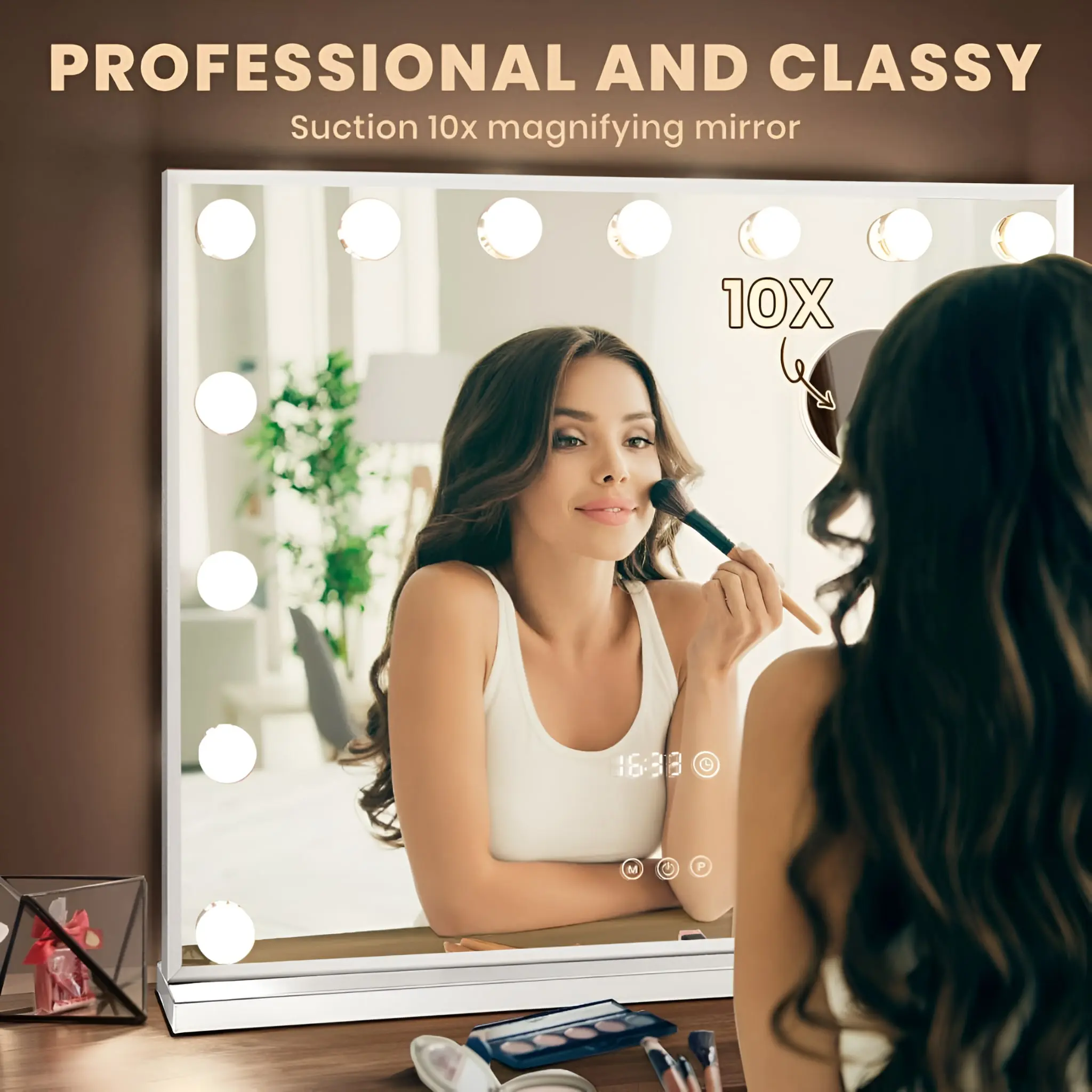 Magnifying Double-Sided Makeup Mirror - Image 8