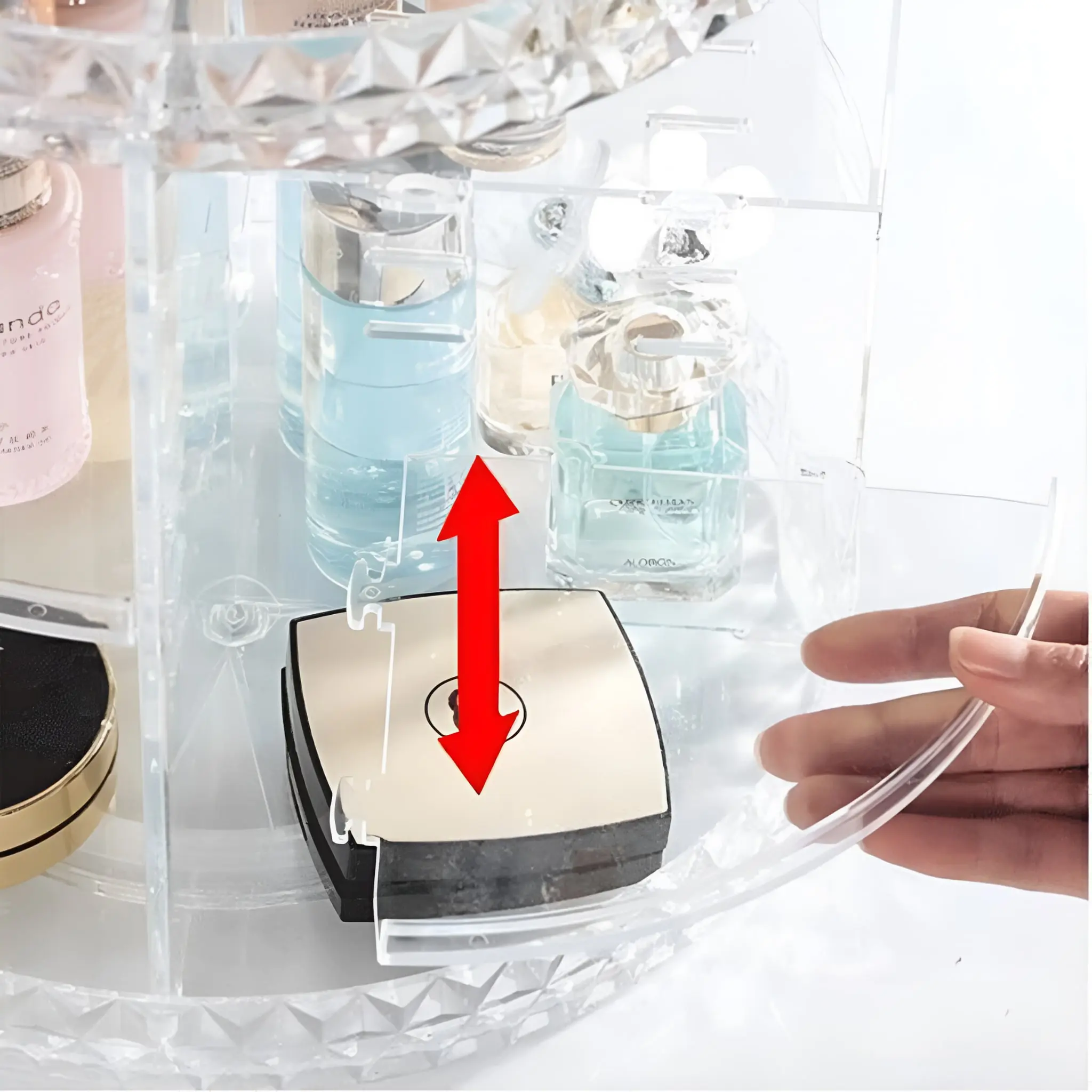 360° Rotating Makeup Organiser - Image 6