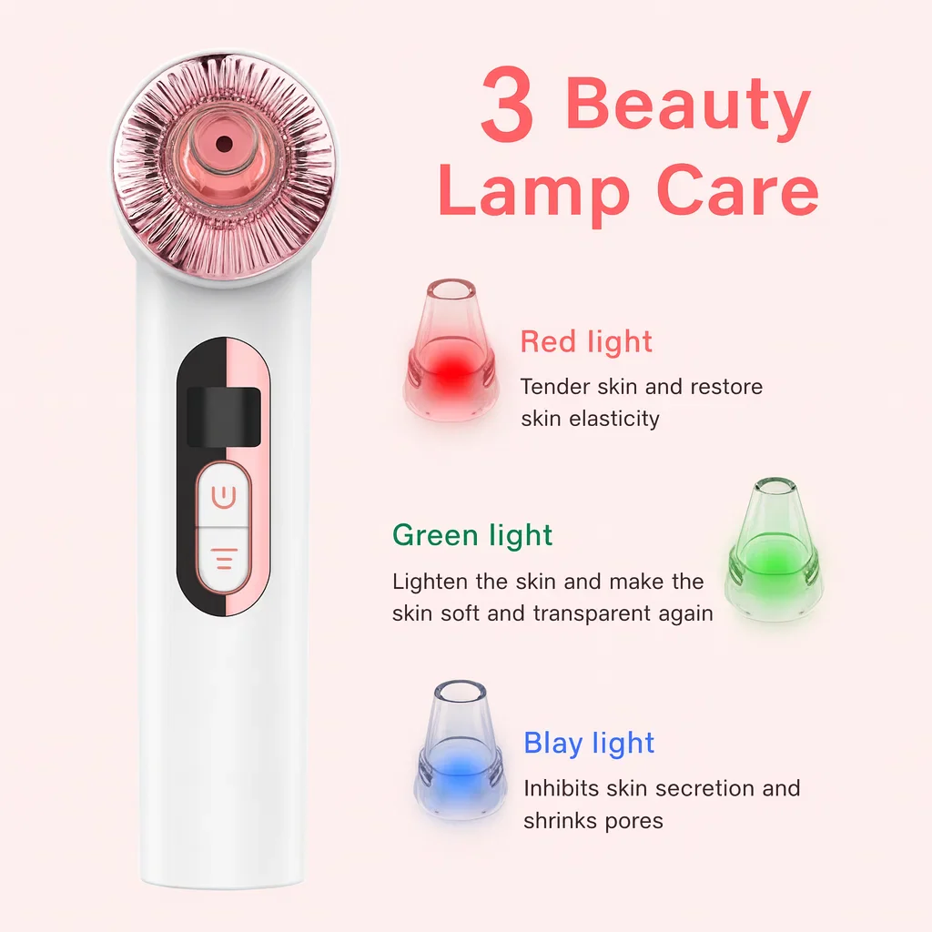 Microdermabrasion Pore Extractor For Clearer Skin And Light Therapy - Image 5