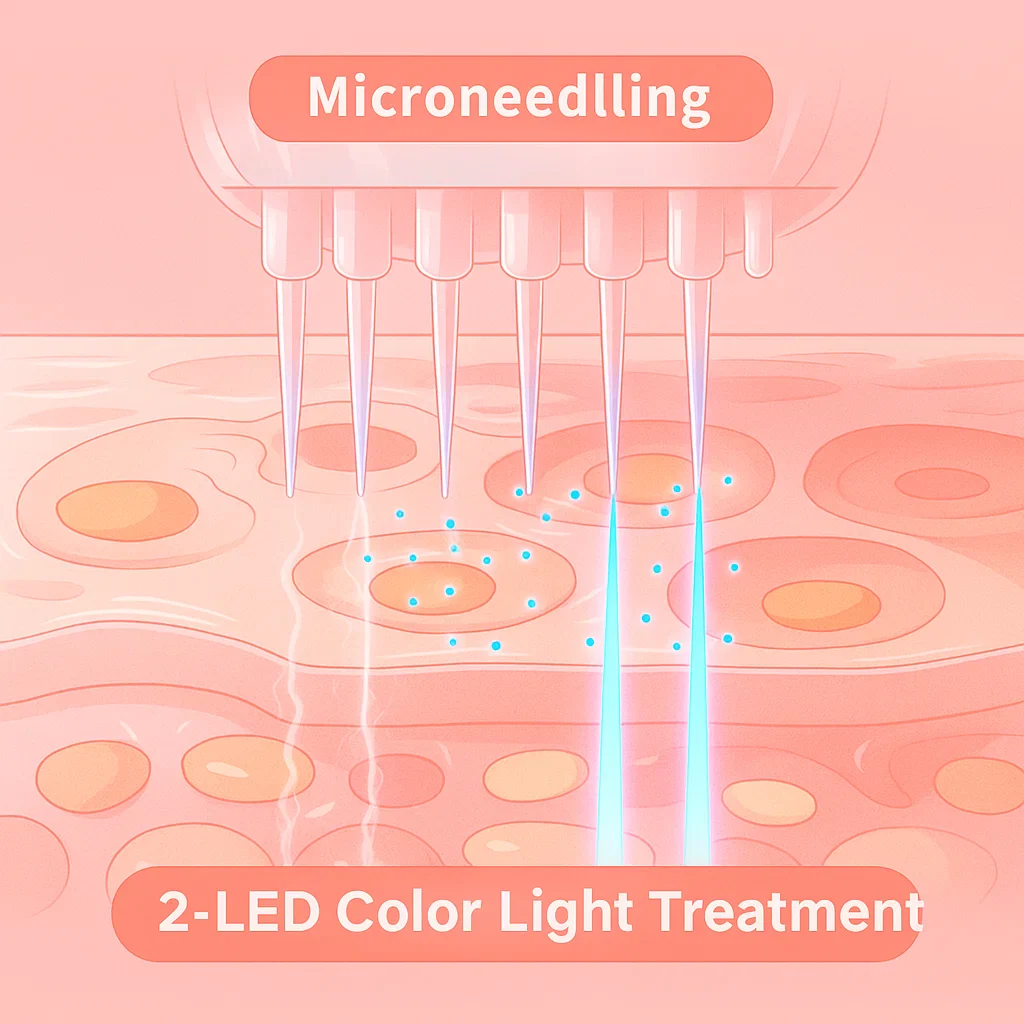 Microneedling Pen for Collagen Boost and Skincare Absorption - Image 3