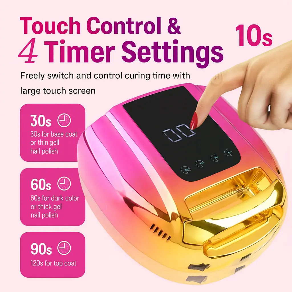 Nail Lamp For Fast Drying And Portable Gel Cure - Image 5
