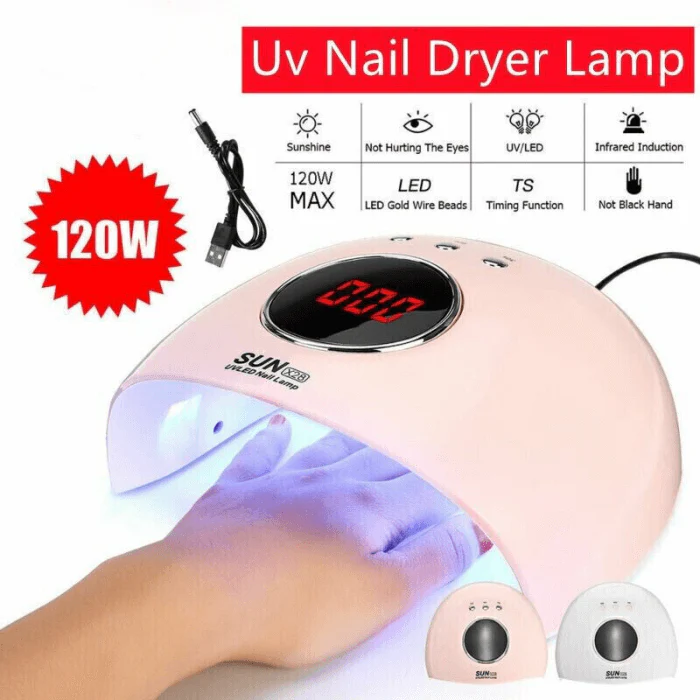 UV LED Light Professional Lamp Nail Polish Dryer Art Gel Curing Device - Image 3