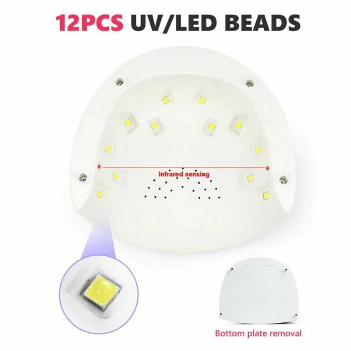 UV LED Light Professional Lamp Nail Polish Dryer Art Gel Curing Device - Image 5