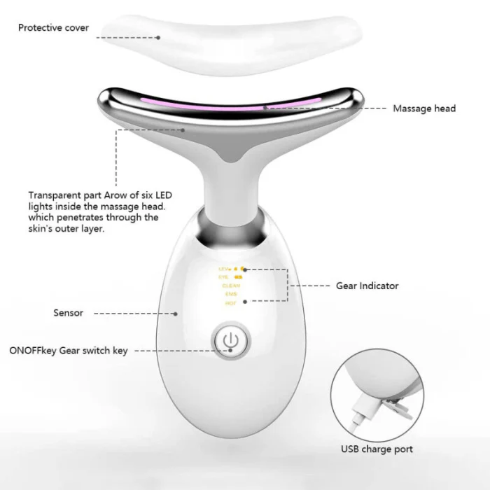 Anti-Aging Face lift and Neck Skin Tightening Massager - Image 10