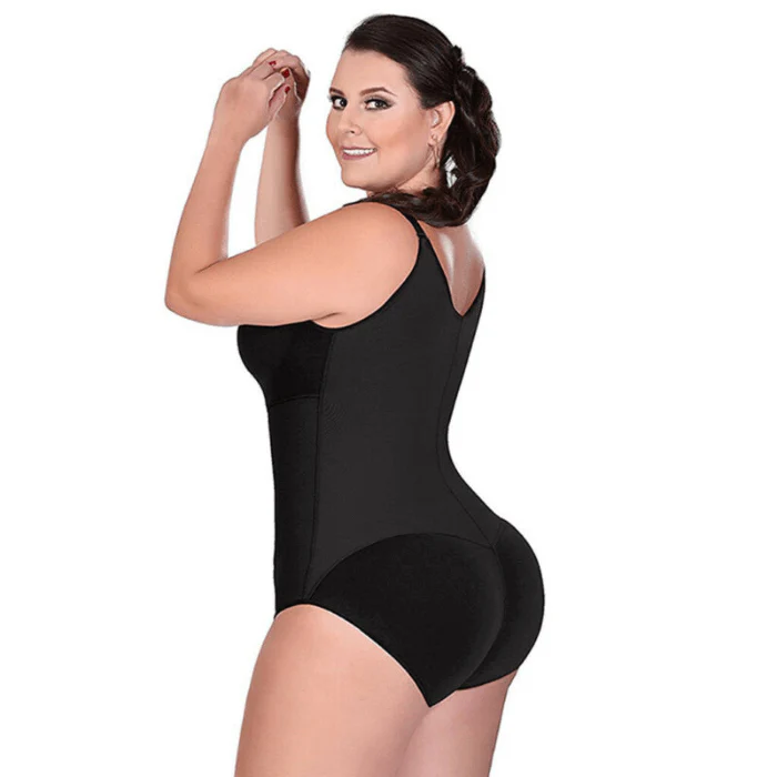 Flawless™ Figure Shaper Women's Seamless Firm Control Open Bust Bodysuit Faja - Image 3