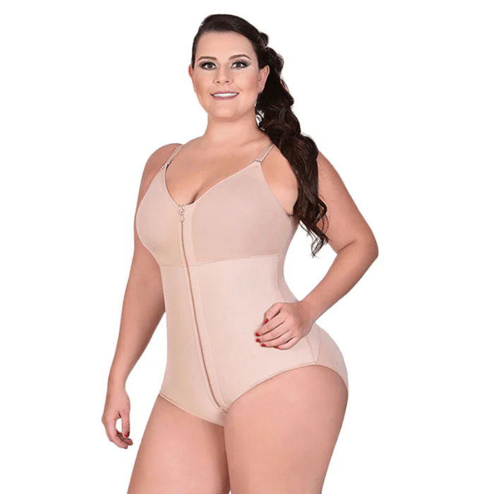 Flawless™ Figure Shaper Women's Seamless Firm Control Open Bust Bodysuit Faja - Image 4