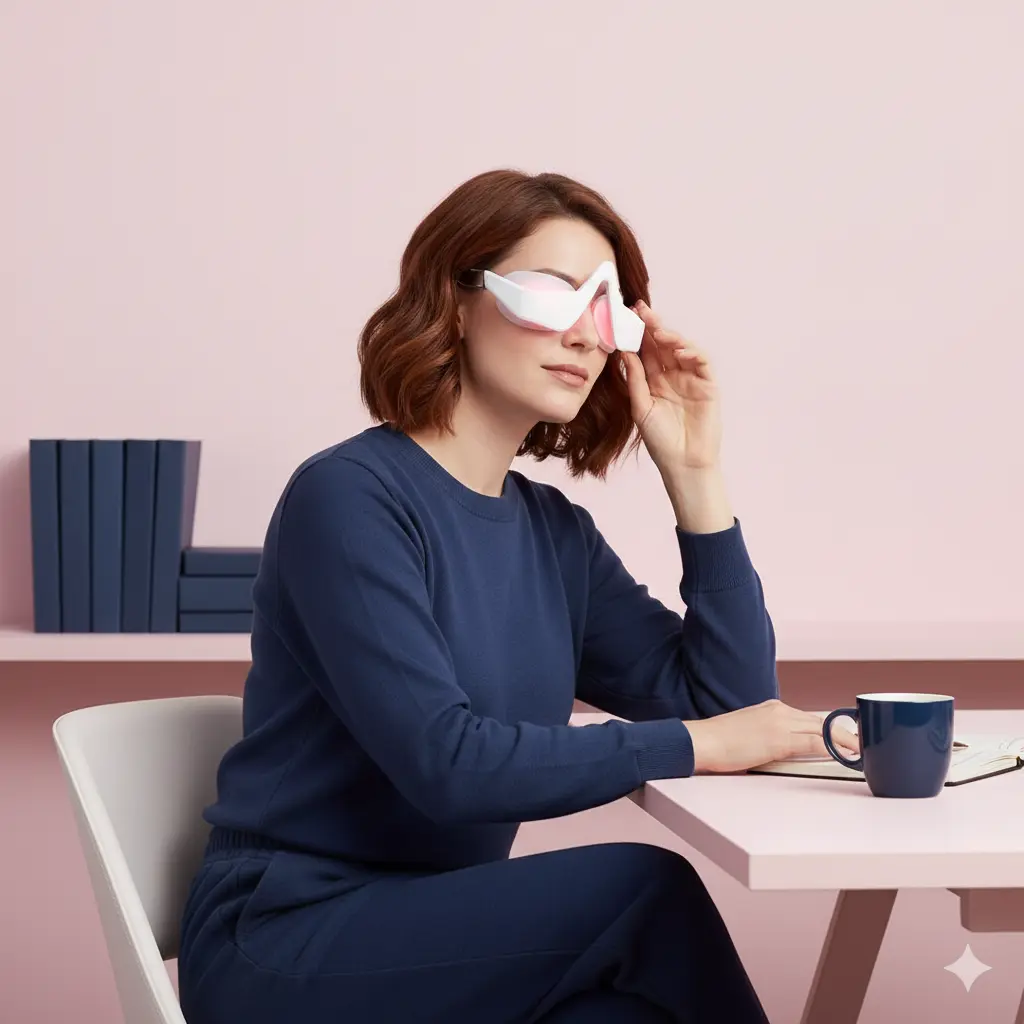 Red Light Eye Massager for Puffines Reduction and Fatigue Relief - Image 2