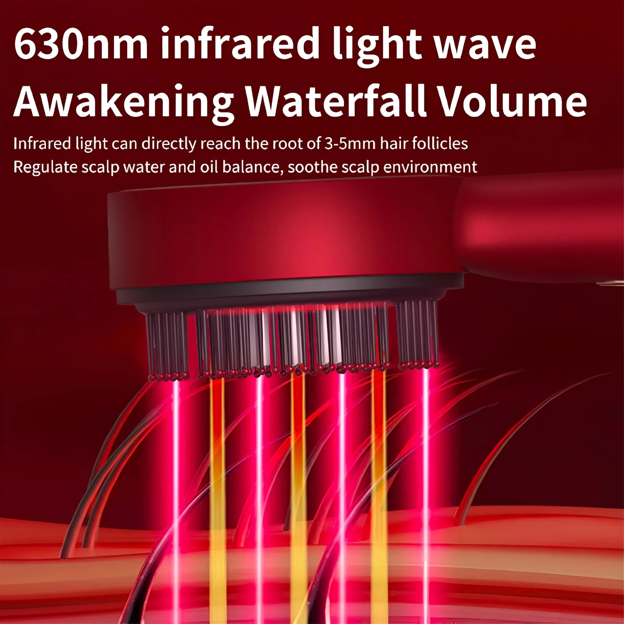 Electric Red Light Therapy Scalp Massager for Hair Growth - Image 8