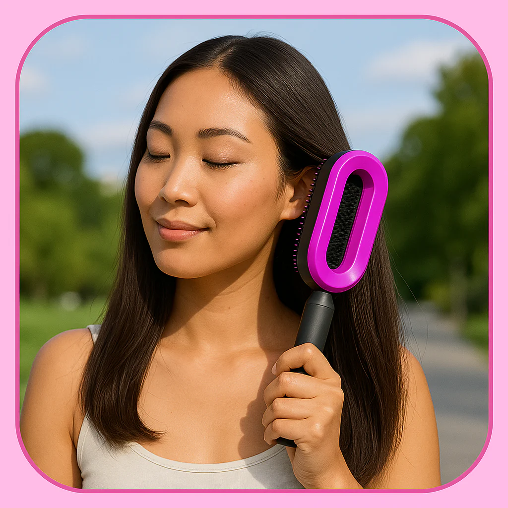 RefreshBrush™  Self-Cleaning Hair Tool for Women - Image 5