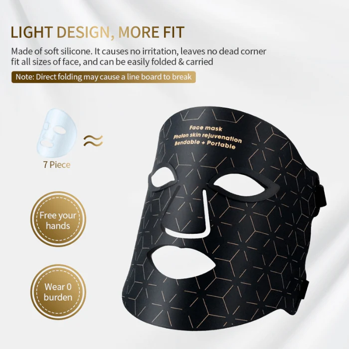 240-Light Infrared LED Mask for Face or Neck Advanced Skin Care - Image 7